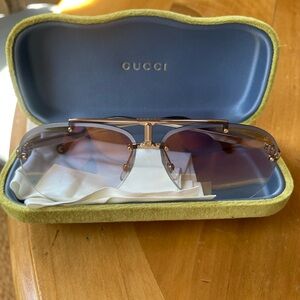 Carrera Eyewear 62mm Rimless Aviator Sunglasses
